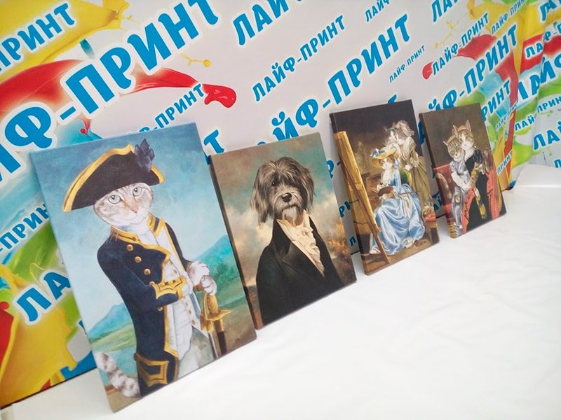 Как отличить печать на холсте