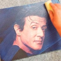 печать на холсте с лаком